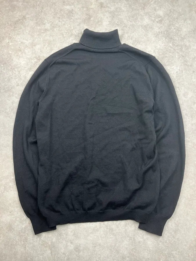 2010s Gucci Black Wool Minimalist Turtleneck Sweater EGVmddq 5