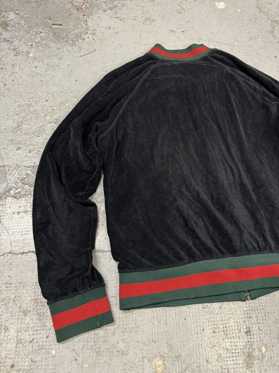 2000s Gucci Black Zip-up Signature Sweatshirt MRIMMAE 4