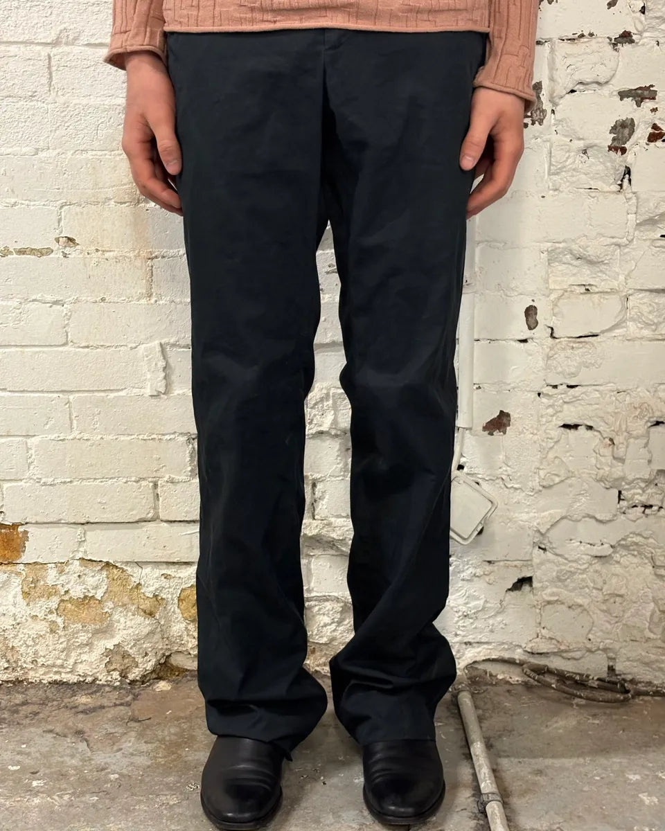 2000s Gucci Blue & Black Nylon Chinos Pants by Tom Ford pQjYelN 1