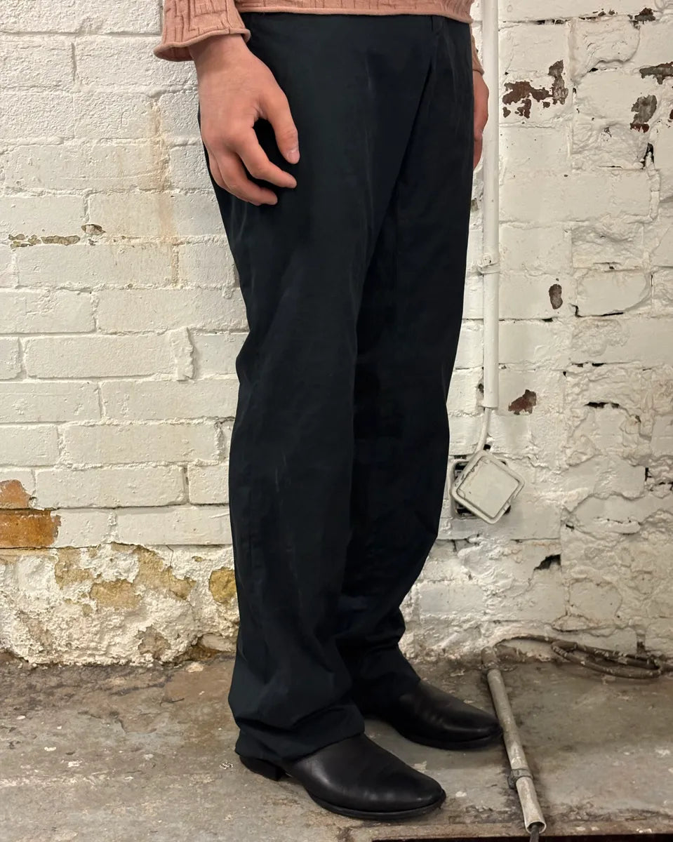 2000s Gucci Blue & Black Nylon Chinos Pants by Tom Ford pQjYelN 2