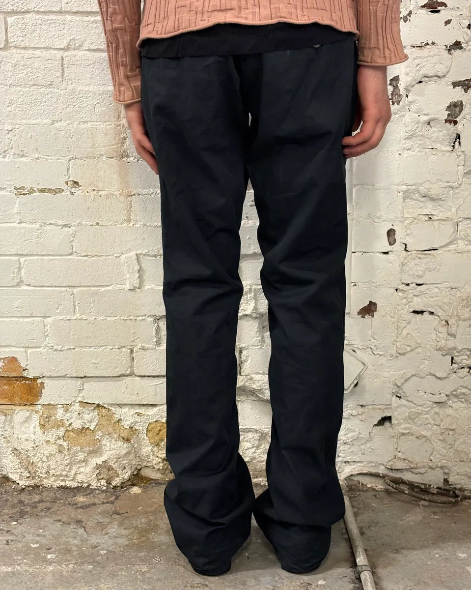 2000s Gucci Blue & Black Nylon Chinos Pants by Tom Ford pQjYelN 3
