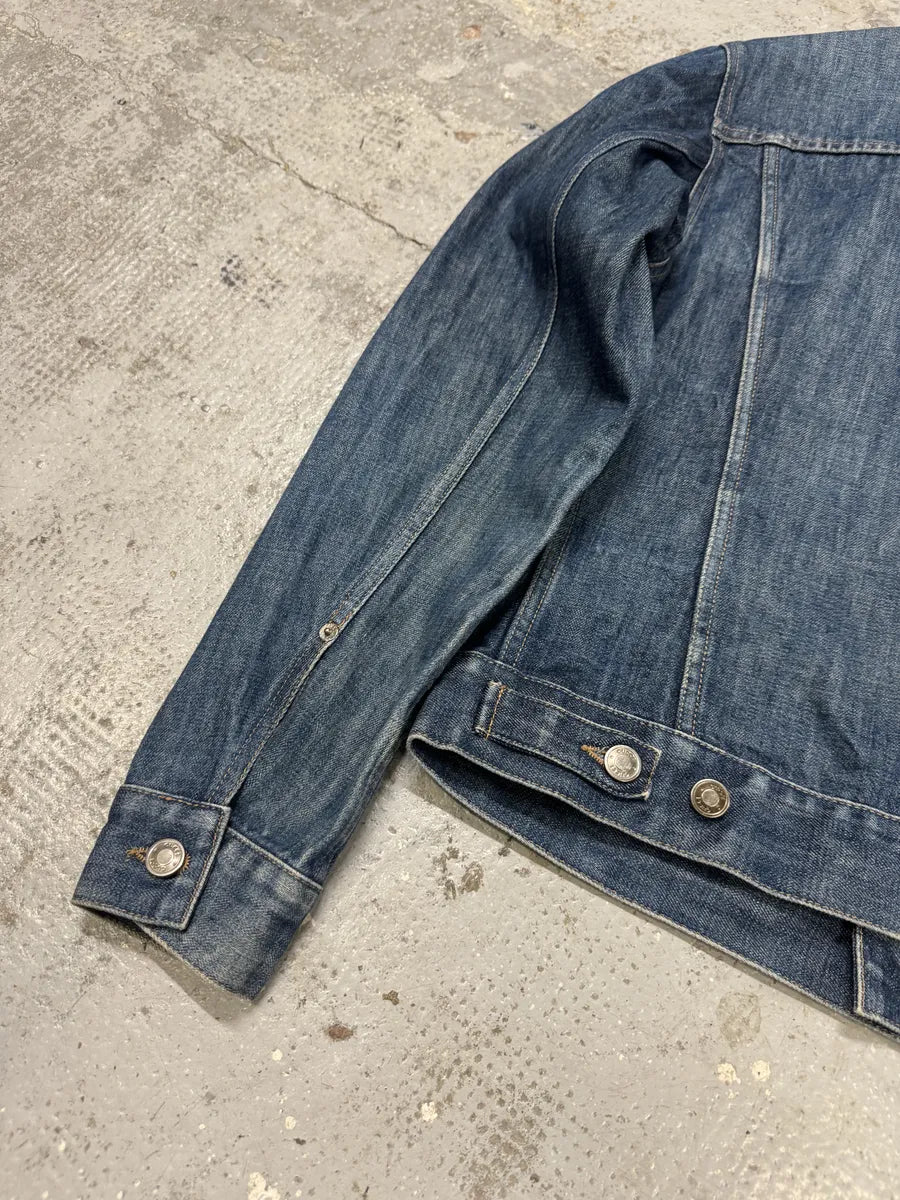AW1998 Gucci Blue Denim Trucker Jacket by Tom Ford atqeoVd 8