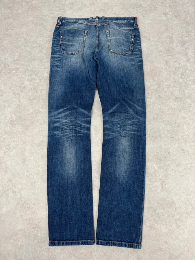 2010s Gucci Blue Faded Slim Denim Jeans by Frida Giannini iBREYiG 6