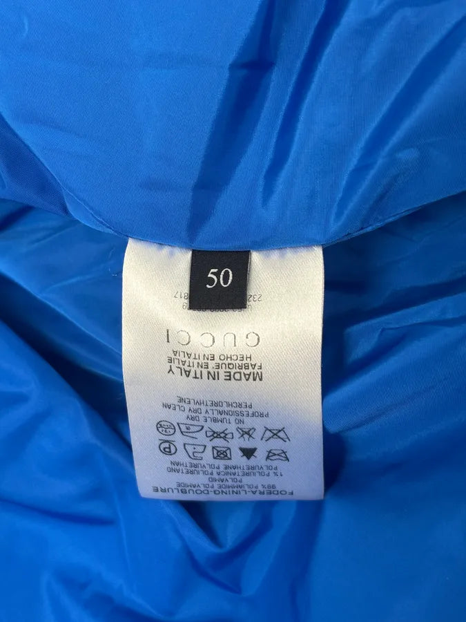 2000s Gucci Blue Striped Light Jacket QAISoMW 10