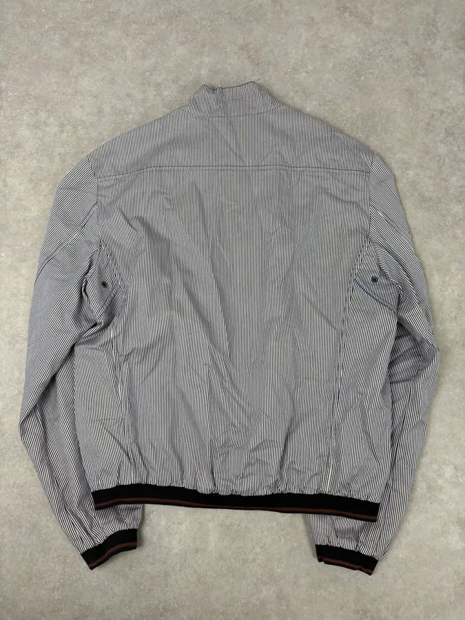 2000s Gucci Blue Striped Light Jacket QAISoMW 5