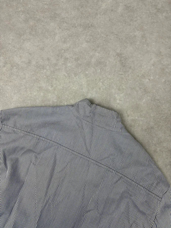 2000s Gucci Blue Striped Light Jacket QAISoMW 6