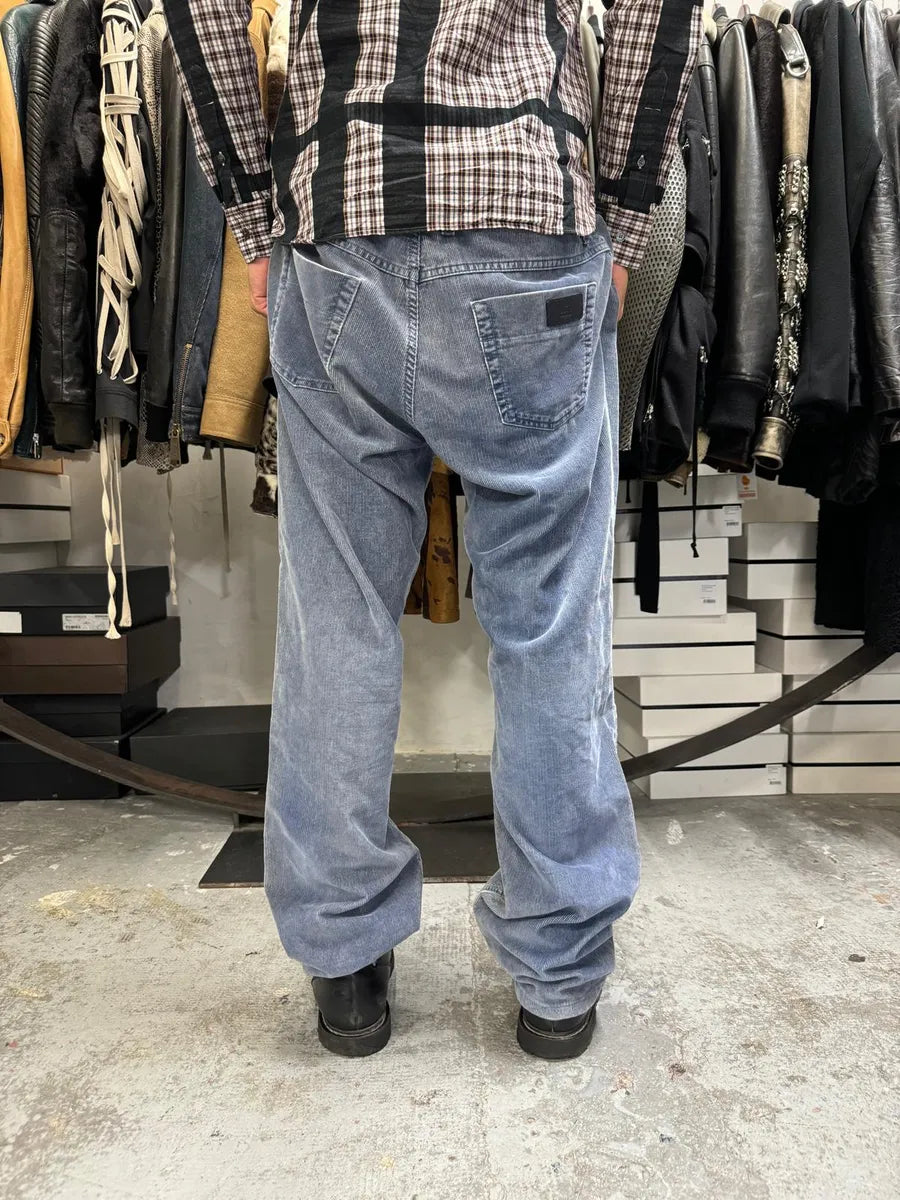 2000s Gucci Blue Velvet Pants oRviOwR 1