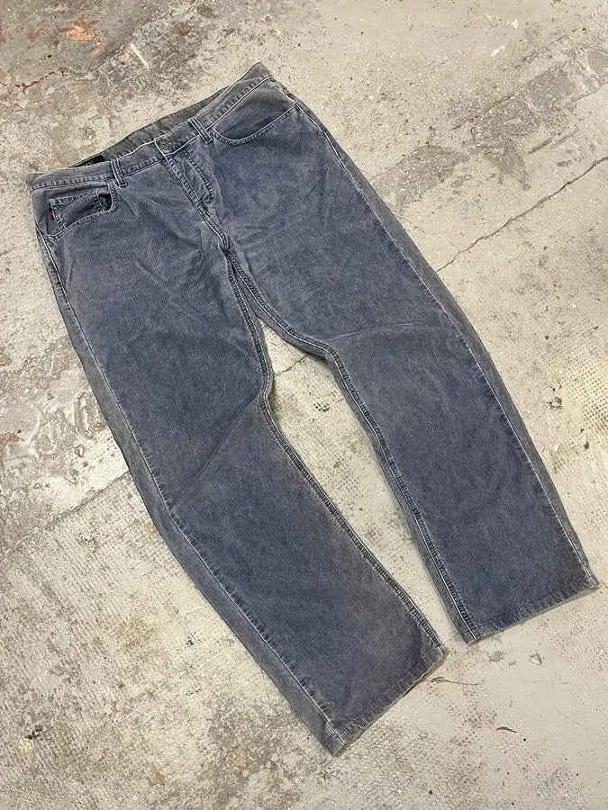 2000s Gucci Blue Velvet Pants oRviOwR 4