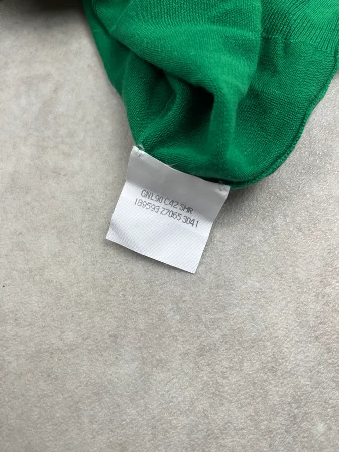 2000s Gucci Bowling Stripe Colar Green Polo TqUbVAo 7