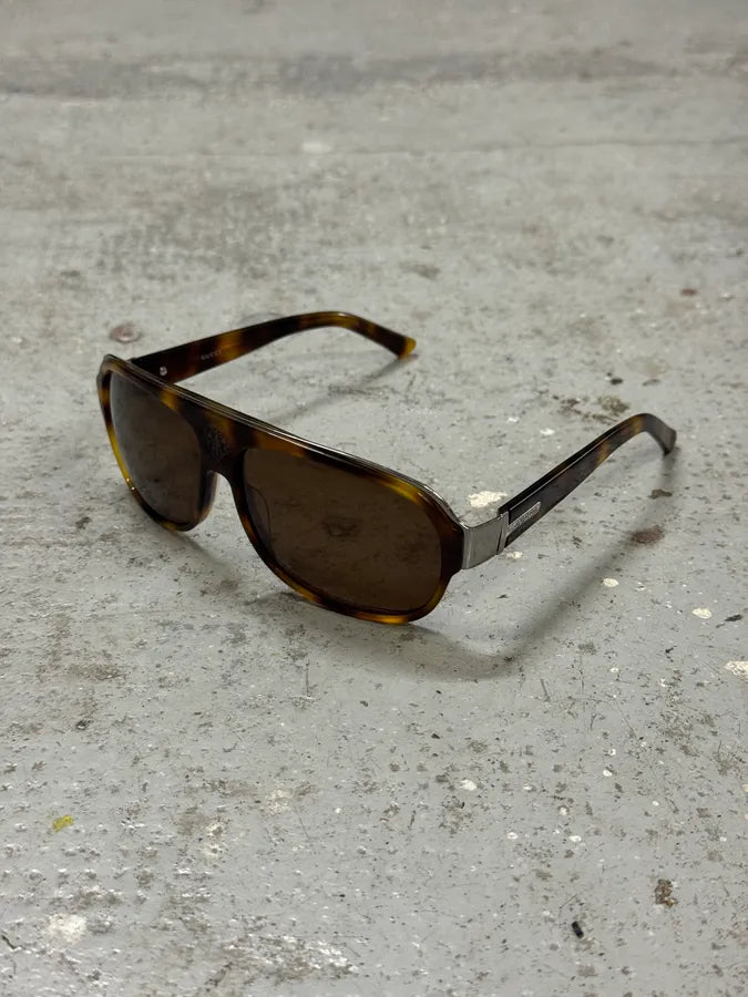 2000s Gucci Brown & Camel Sunglasses pCxWCWa 0
