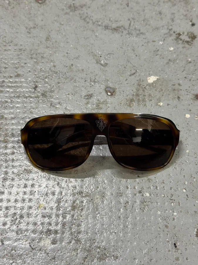 2000s Gucci Brown & Camel Sunglasses pCxWCWa 1