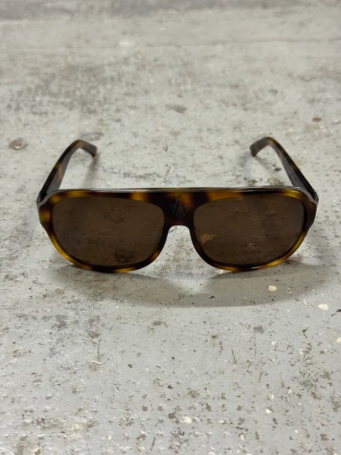 2000s Gucci Brown & Camel Sunglasses pCxWCWa 2