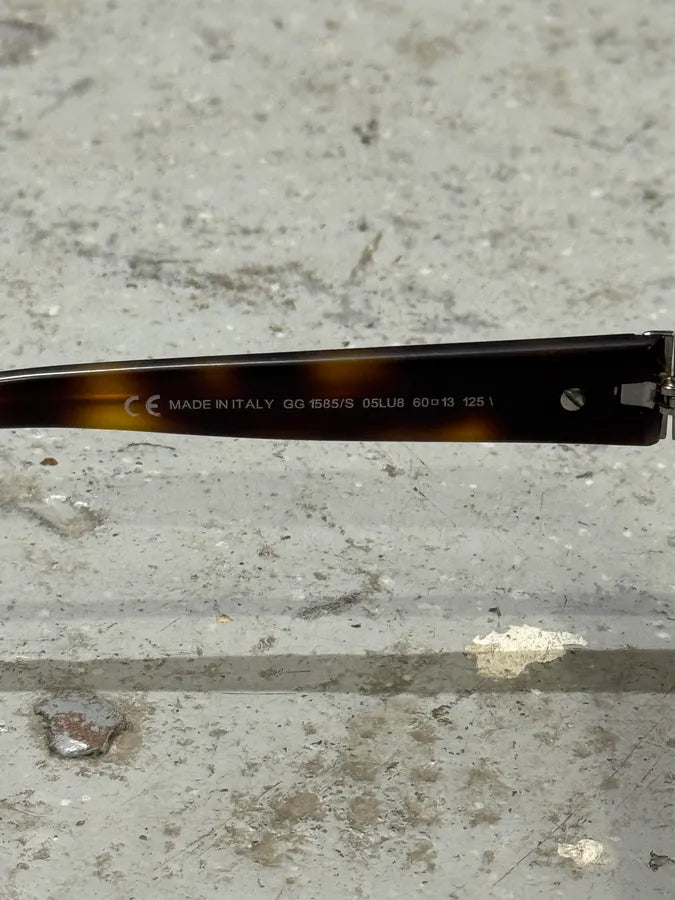 2000s Gucci Brown & Camel Sunglasses pCxWCWa 6