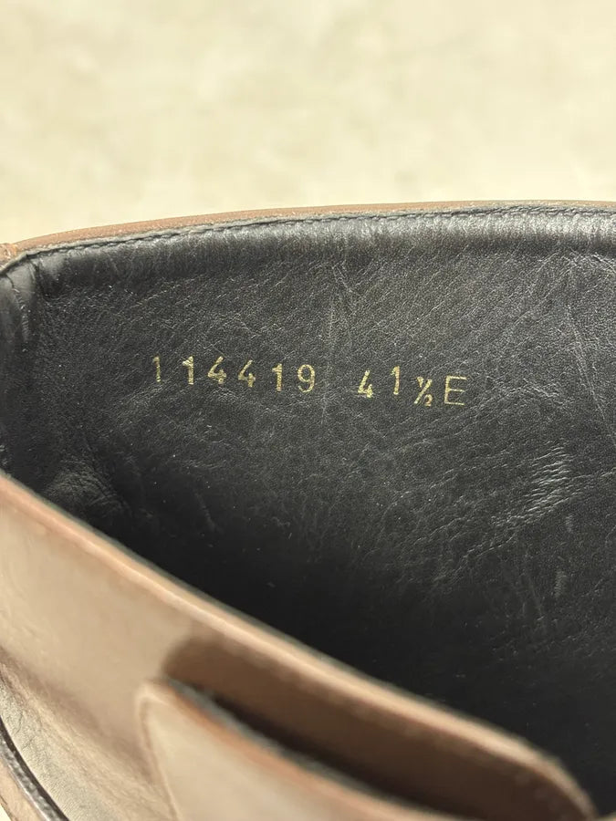 2000s Gucci Brown Ankle Buckled Leather Boots QdhCQQP 8