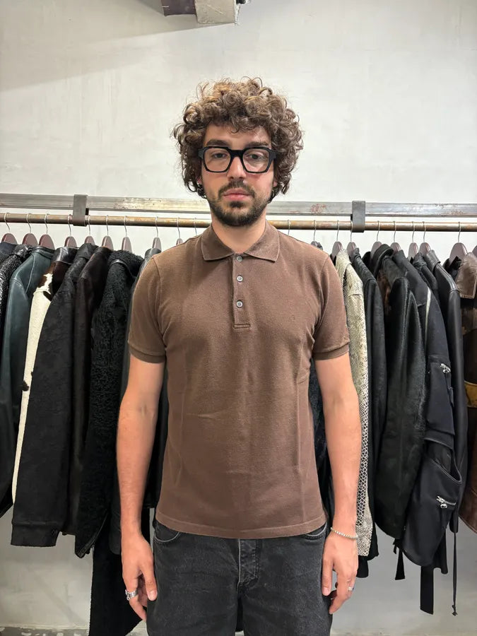 2000s Gucci Brown Archive Polo (S/M) xHWcTWu 1