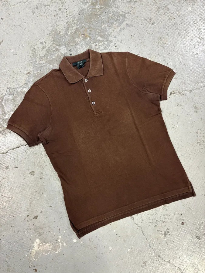 2000s Gucci Brown Archive Polo (S/M) xHWcTWu 3