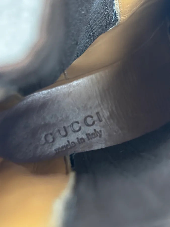 2000s Gucci Brown Chelsea Boots rApzqQG 6
