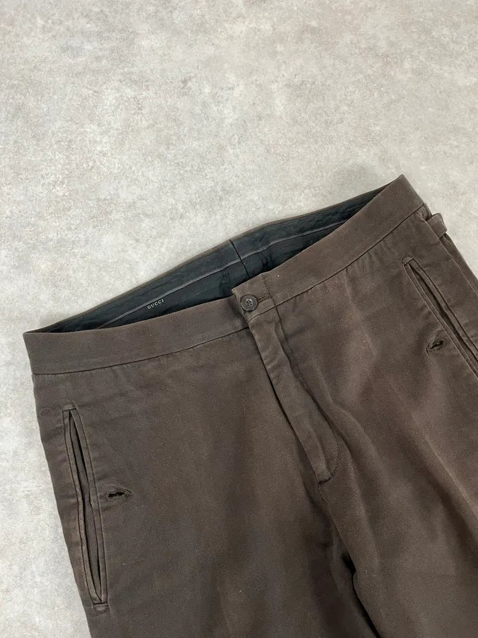2000s Gucci Brown Cozy Pants AHISVkP 5