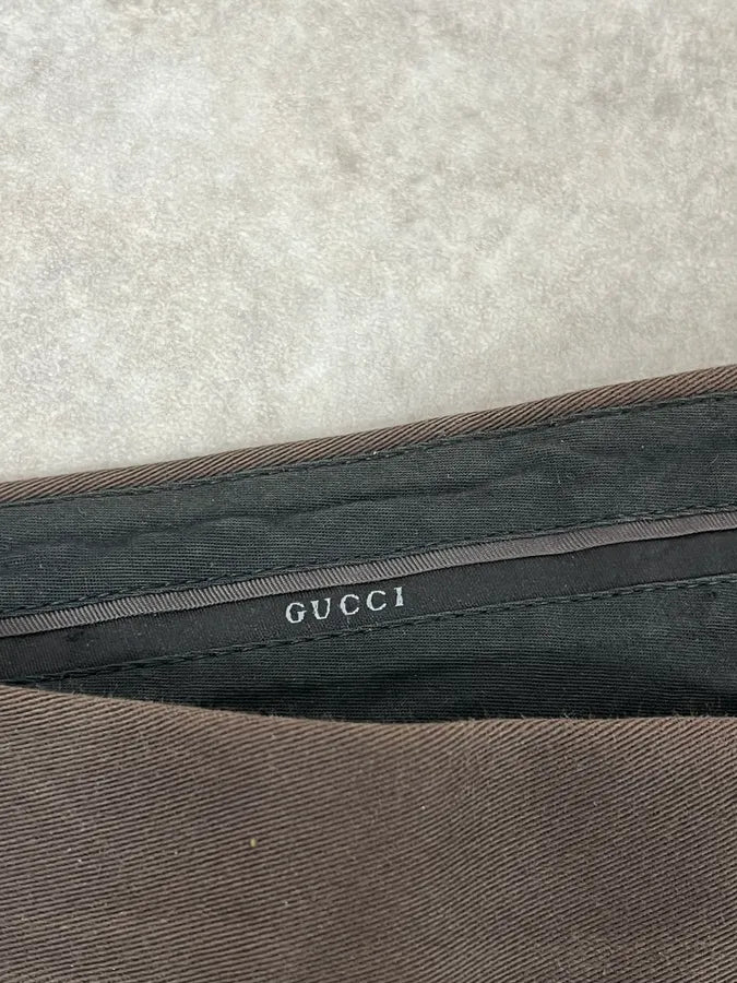 2000s Gucci Brown Cozy Pants AHISVkP 8