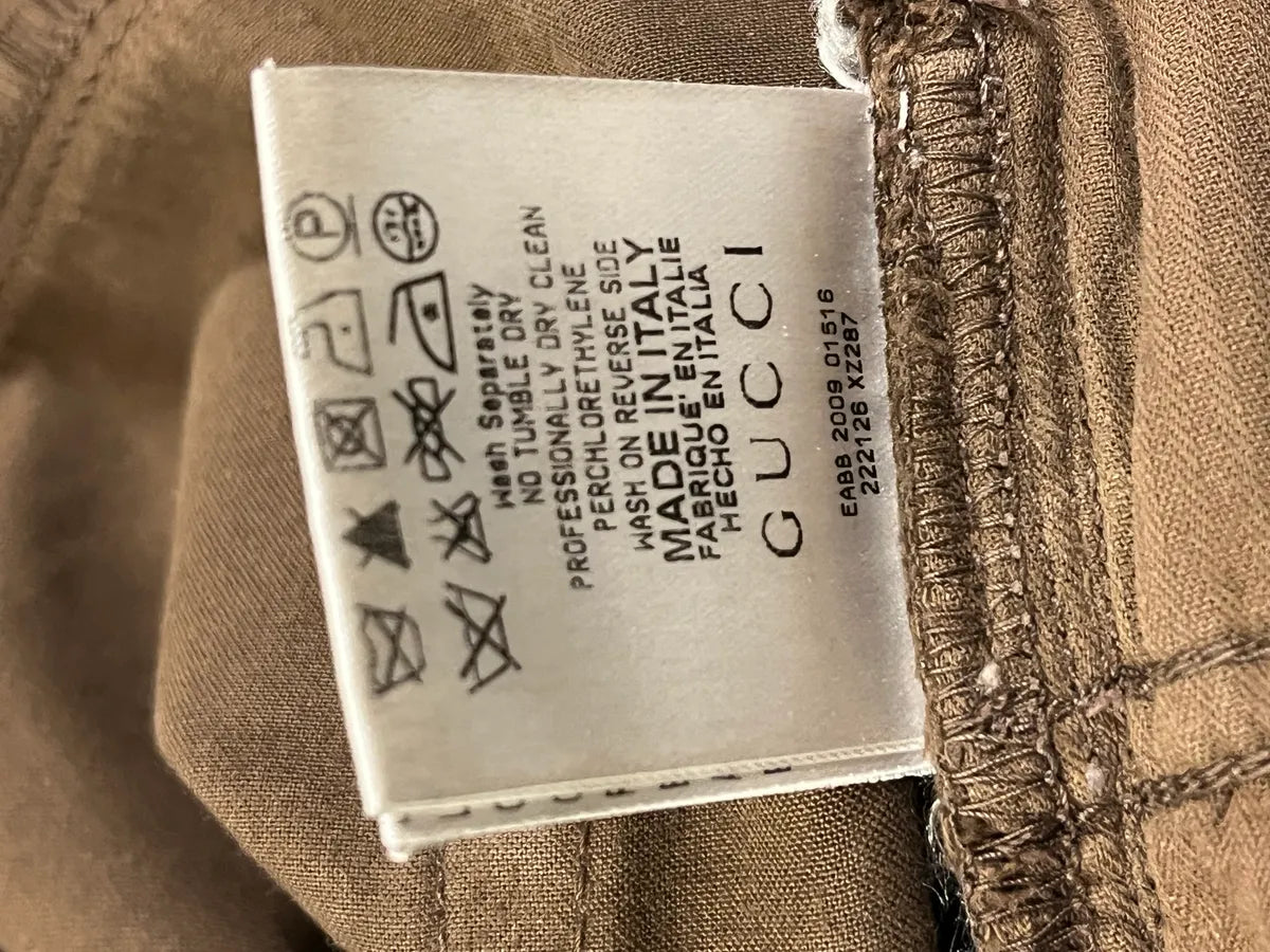 AW2009 Gucci Brown Denim Jeans CGYWnRo 11