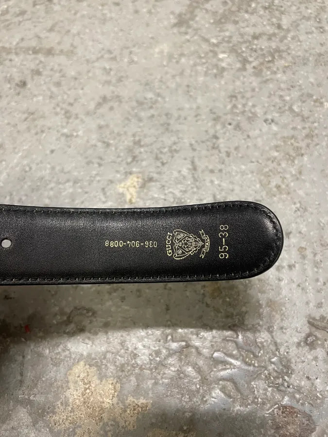 2000s Gucci Brown Italian Leather Belt (OS) 6