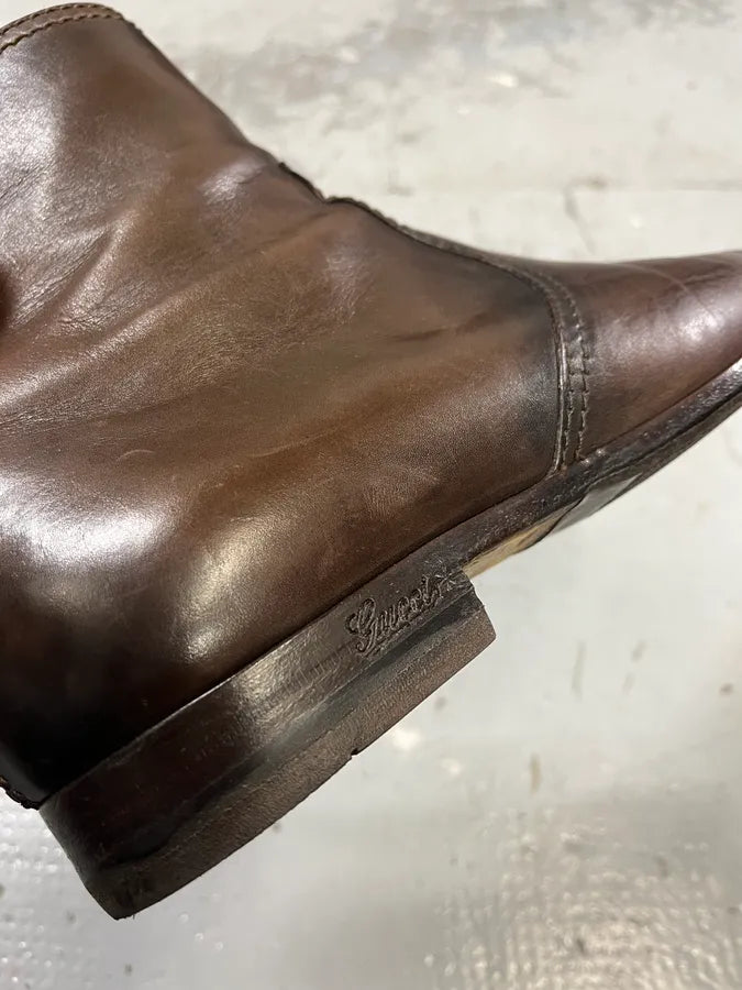 2000s Gucci Brown Leather Ankle Boots PhJIdAz 3