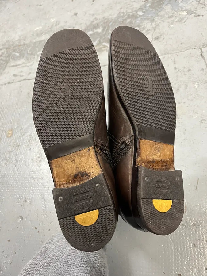 2000s Gucci Brown Leather Ankle Boots PhJIdAz 6