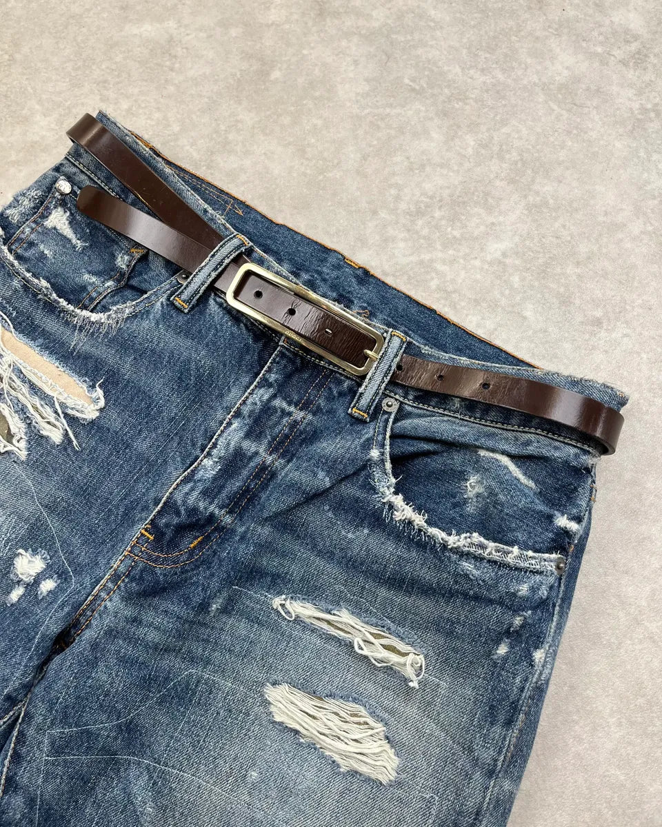2000s Gucci Brown Leather Belt by Tom Ford zbtExxt 0