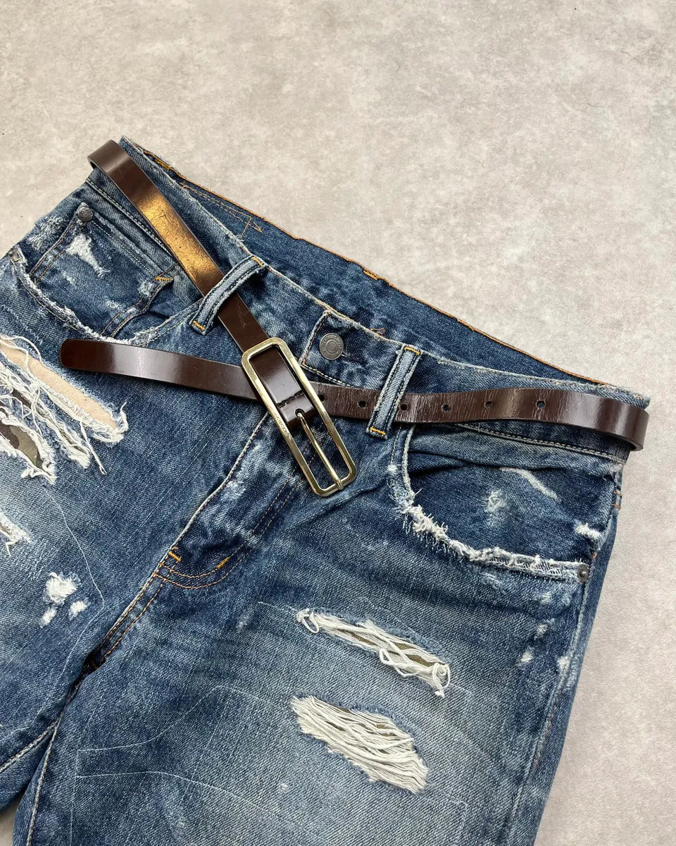 2000s Gucci Brown Leather Belt by Tom Ford zbtExxt 1