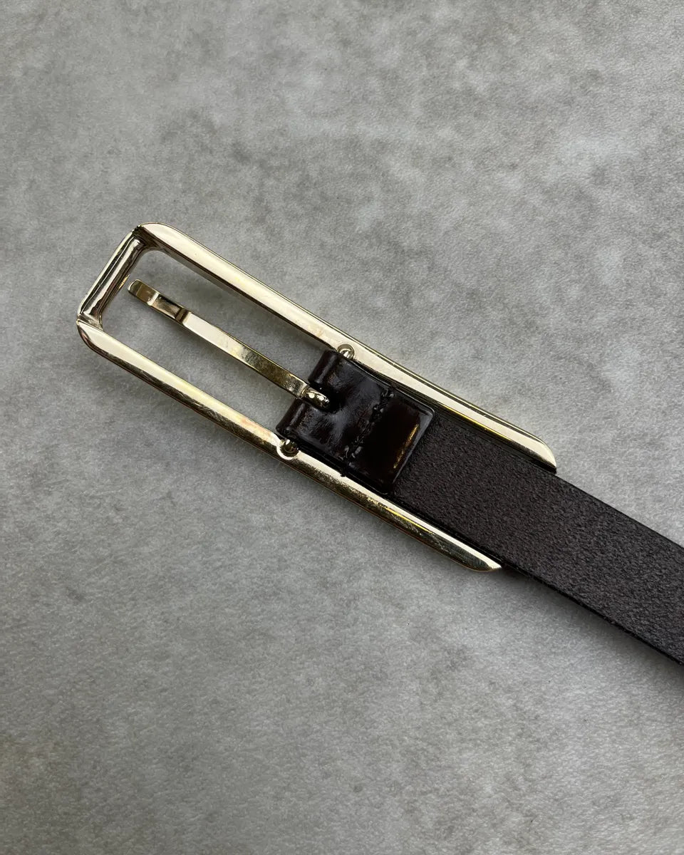 2000s Gucci Brown Leather Belt by Tom Ford zbtExxt 5