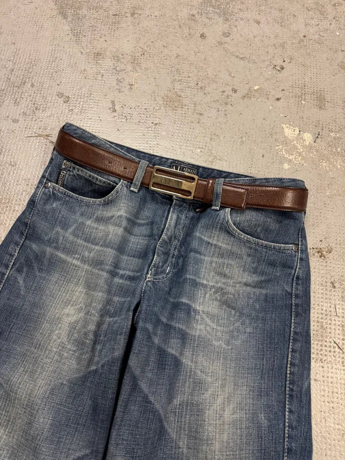 2000s Gucci Brown Leather Belt ckKMUfz 1