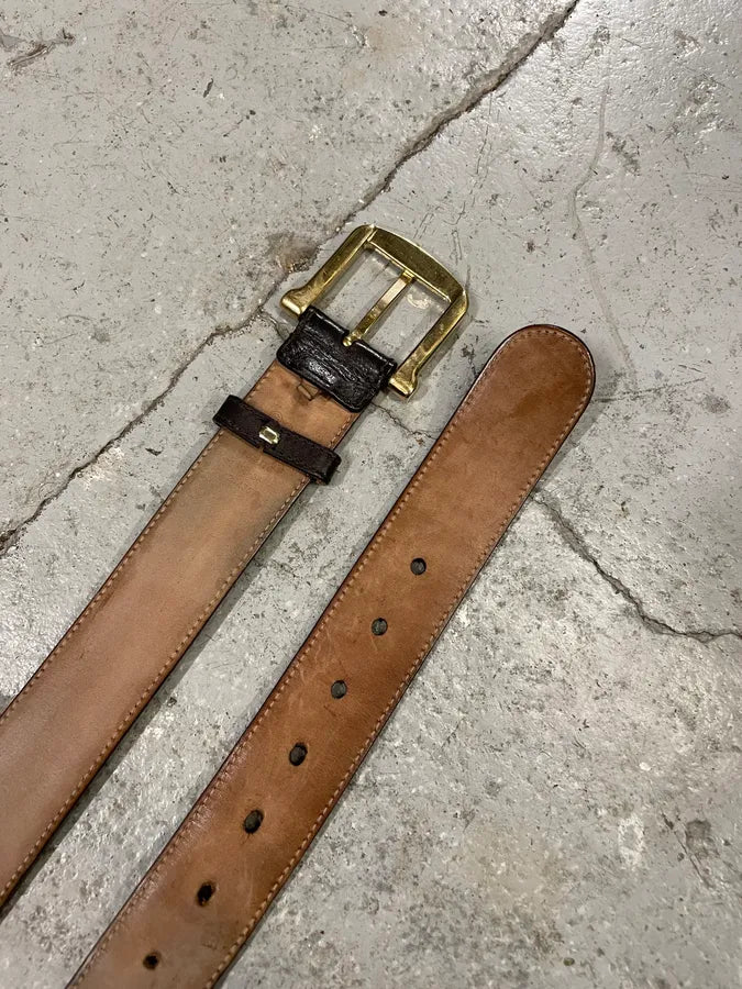 2000s Gucci Brown Leather G Belt (OS) WgxsgJT 4