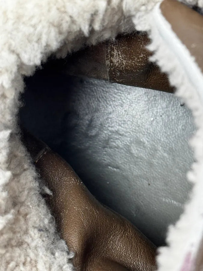 2000s Gucci Brown Monogrammed Leather High Nebraska Boots kYeDdIu 7