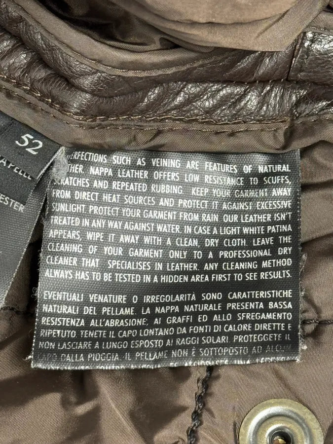 2000s Gucci Brown Quilted Leather Jacket bzLacaw 16
