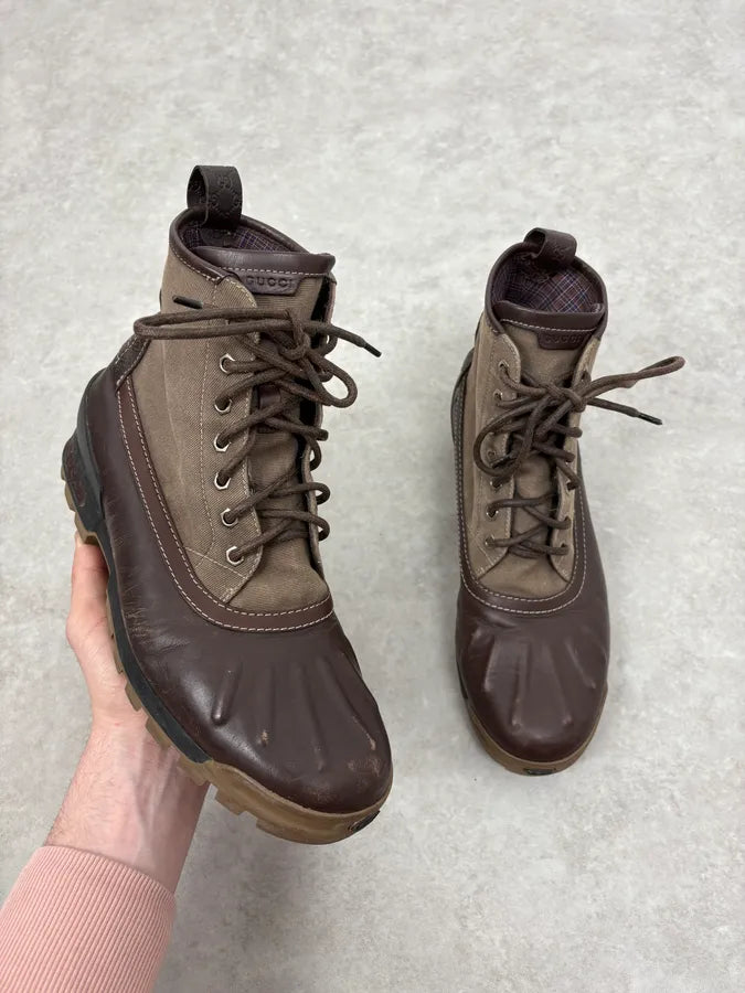 2000s Gucci Brown Ski Boots dfvoVhk 0