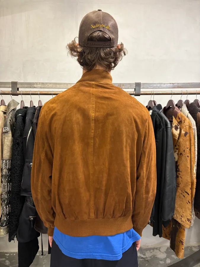 2000s Gucci Brown Suede Bomber Jacket (L) FKWUpTa 3