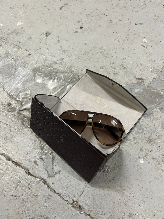 2000s Gucci Brown Sunglasses RmFVSXk 2