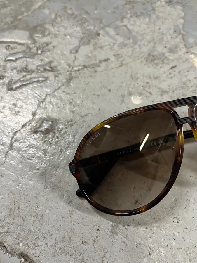 2000s Gucci Brown Sunglasses RmFVSXk 3