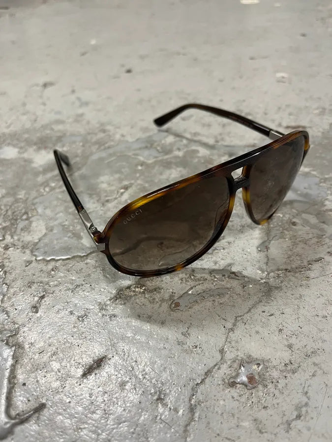 2000s Gucci Brown Sunglasses RmFVSXk 5