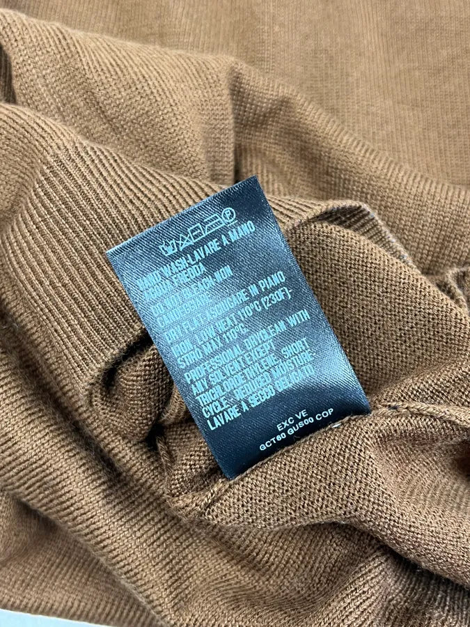 2010s Gucci Brown Wool V-Neck Sweater AyxdhFb 9
