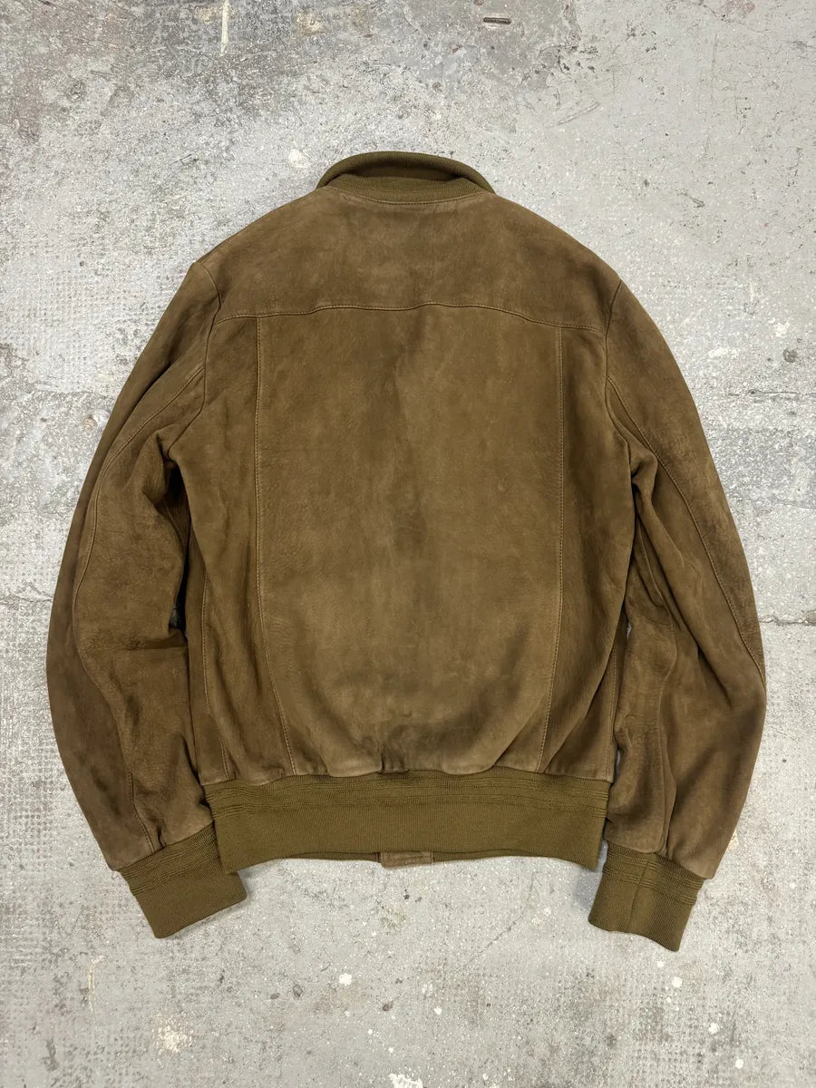 AW2001 Gucci Brown/Camel Italian Leather Jacket by Tom Ford BRNbTMI 2