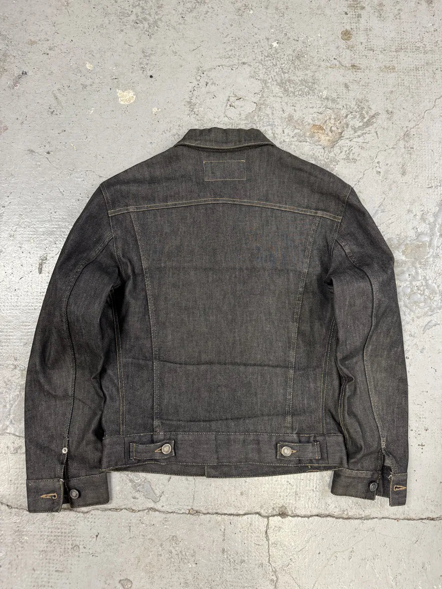 2000s Gucci Brut Structured Trucker Denim Jacket VTXoxgv 1
