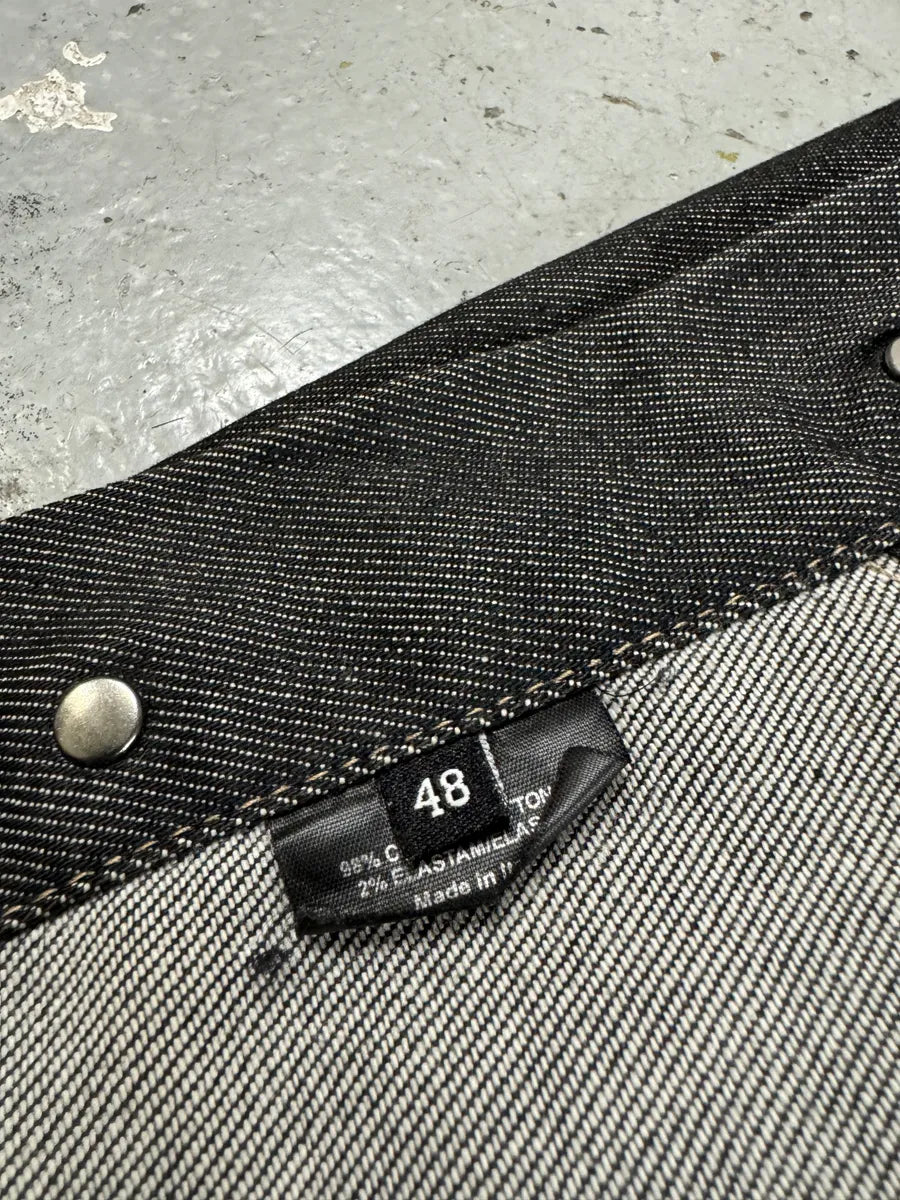 2000s Gucci Brut Structured Trucker Denim Jacket VTXoxgv 6