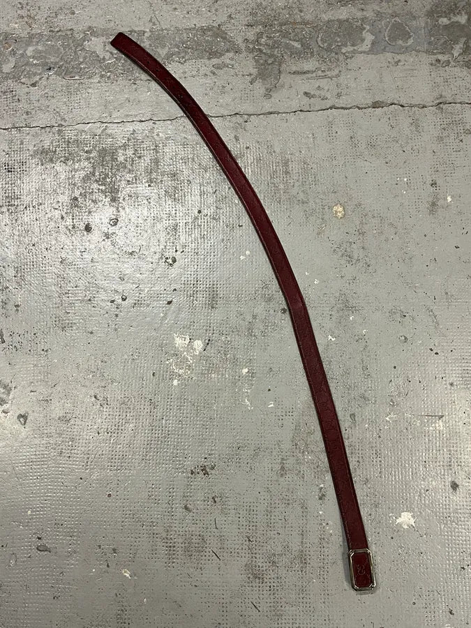 2000s Gucci Burgundy Red Patent Propaganda Leather Belt jcOouJl 7