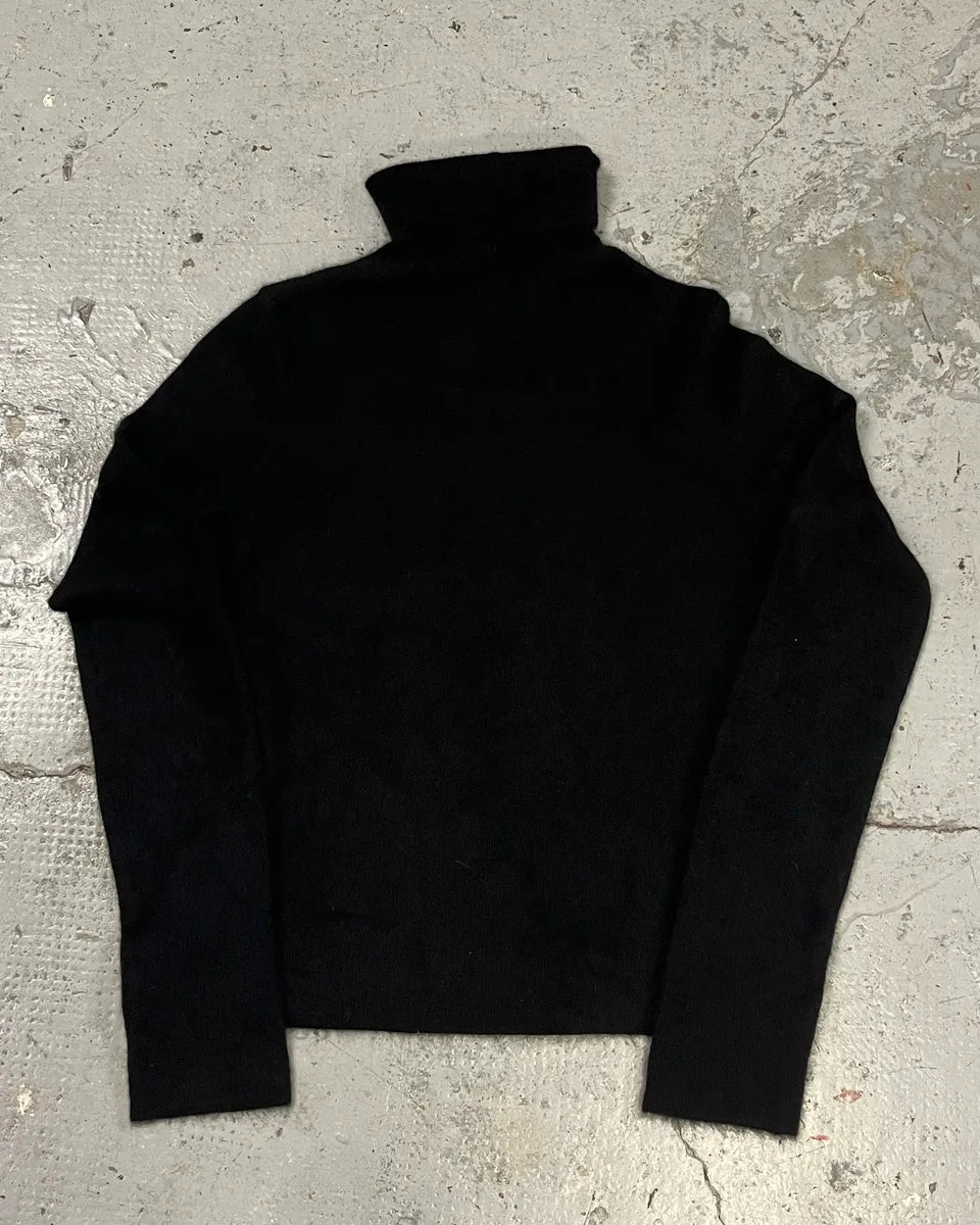 2000s Gucci Cashmere Black Turtleneck FBtUjGZ 0
