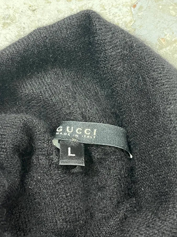 2000s Gucci Cashmere Black Turtleneck FBtUjGZ 3