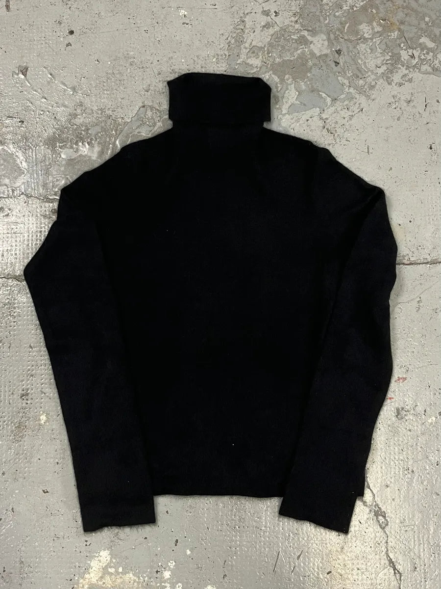 2000s Gucci Cashmere Black Turtleneck FBtUjGZ 1