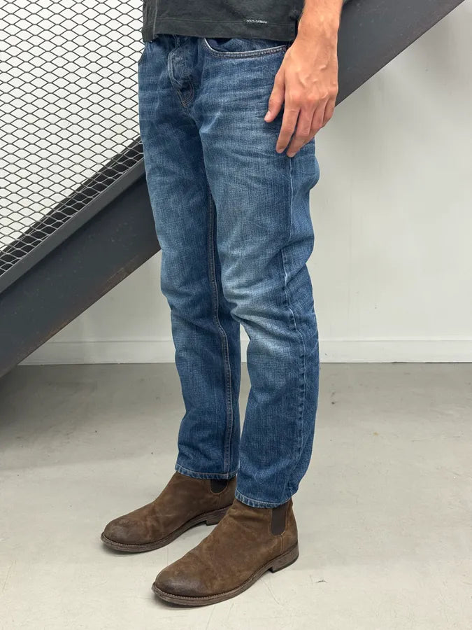 2000s Gucci Classic Blue Denim Jeans CgxOWpy 2