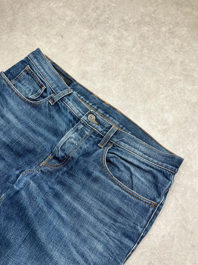 2000s Gucci Classic Blue Denim Jeans CgxOWpy 5