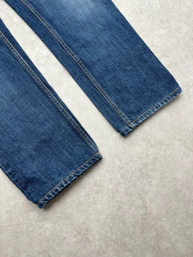 2000s Gucci Classic Blue Denim Jeans CgxOWpy 6